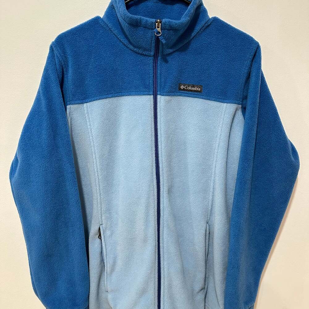 Columbia Boys' Steens Mountain II Blue Full Zip Fleece Jacket Blue XL (18-20)